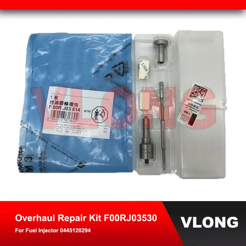 

Diesel Injector Overhaul Kits For YC4E 0445120111 0445120294 0445120437 J6A00-1112100-A38 Inyector Spray Repair Parts FOORJ03530