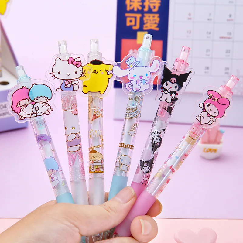 48pcs/box Stationery Store Wholesale Cute Sanrio Gel Pen Neutral Pen