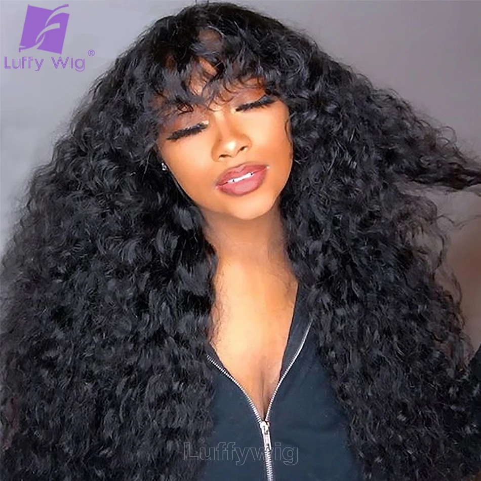 Curly Best Affordable Aliexpress Wigs Glueless Curly Full Machine