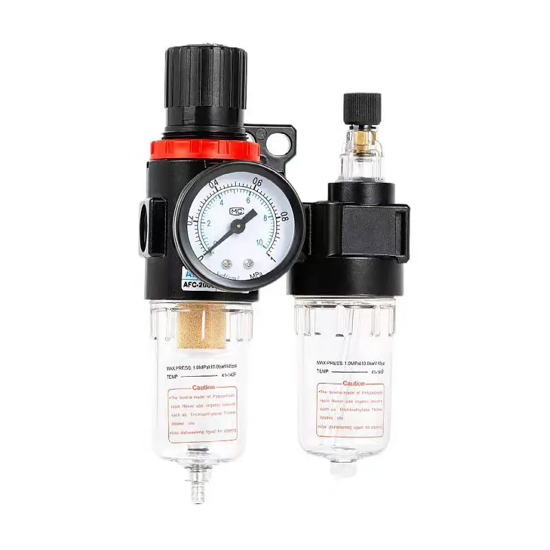 

AFR2000 + AL2000 G1 / 4 "AFC2000 air compressor oil water separator filter regulator trap