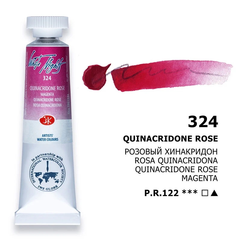 Russian White Nights Extra Fine Artists Grade Watercolors - 10ml Tubes, Sedimentation & Macaron Granulating Series