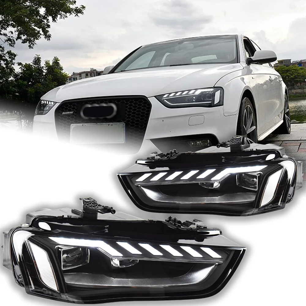 Car Styling Head Lamp For A4 Headlights 2013-2016 A4 Led Headlight Rs4 Drl B9 Design Angel Eye Projector Beam Accessories - Car Light Assembly - AliExpress