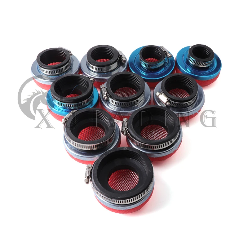 Air Filter Cleaner Motocross Air Filter Air Filter Motorcycle Air Filter Universal 28/32/35/38/42/45/50/54/58MM Mushroom Foam Air Filter Sponge Cleaner For 2 Stroke Engine Pocket Bike Mini Moto Lawn mo