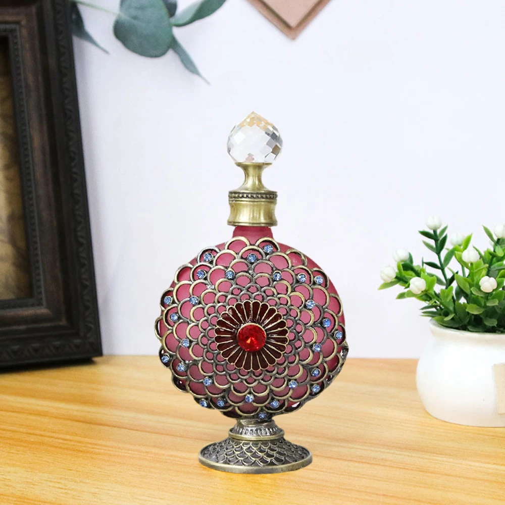 30ml Luxury Vintage Perfume Bottles parfum Mini Travel Essentials Oil Glass Dubai Refillable Perfume Refill mini Dropper Bottle