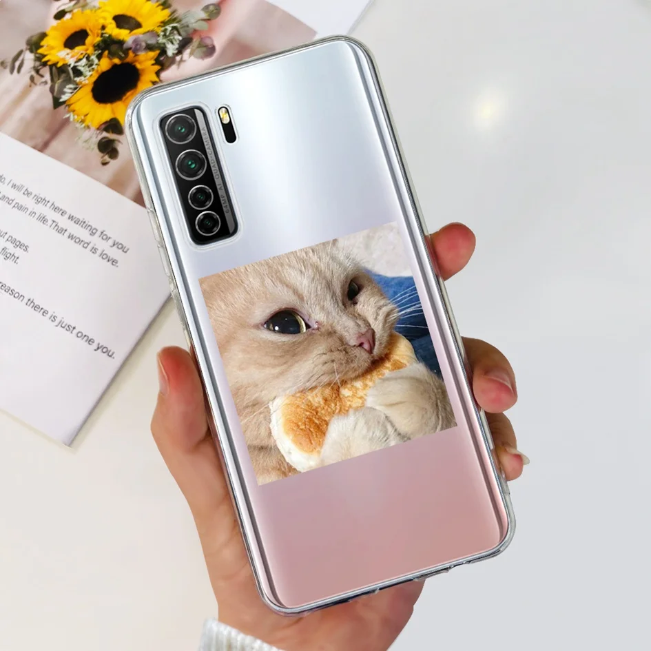Clear Fashion Pattern Soft Silicone Case