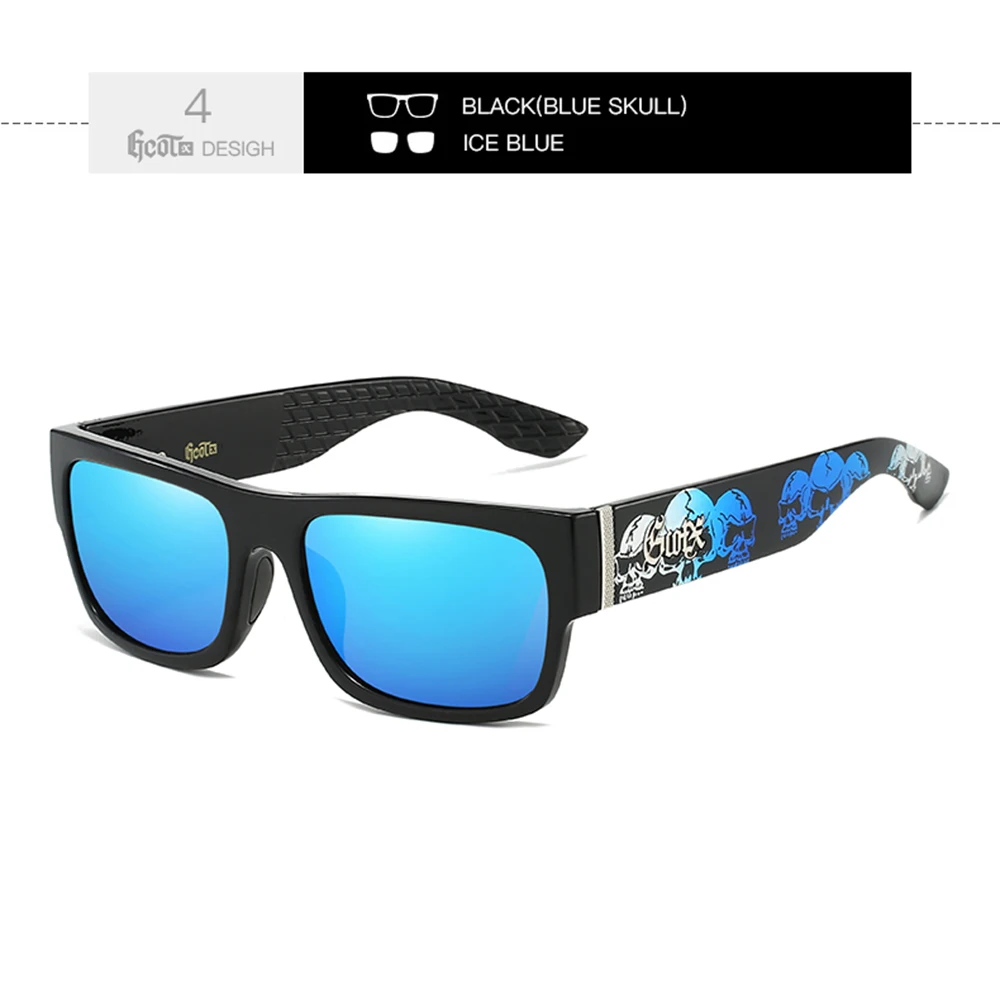 GCOTX Vollrand-polarisierte Sonnenbrille für Damen und Herren, 8 Farben, Modell 823 – Detail 5