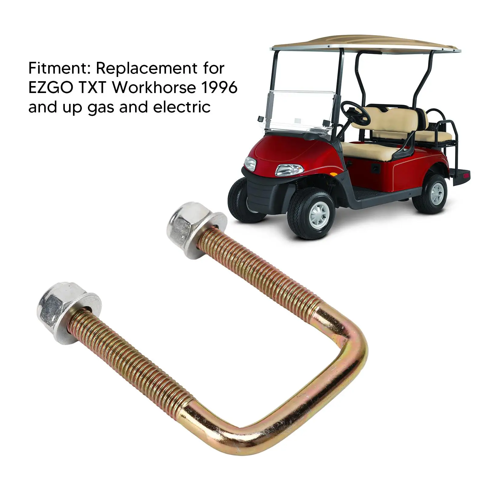 72124G01 for leaf U Steel Alloy High Strength Exact Fit for Standard with Screw Nut gas Electric Cart
