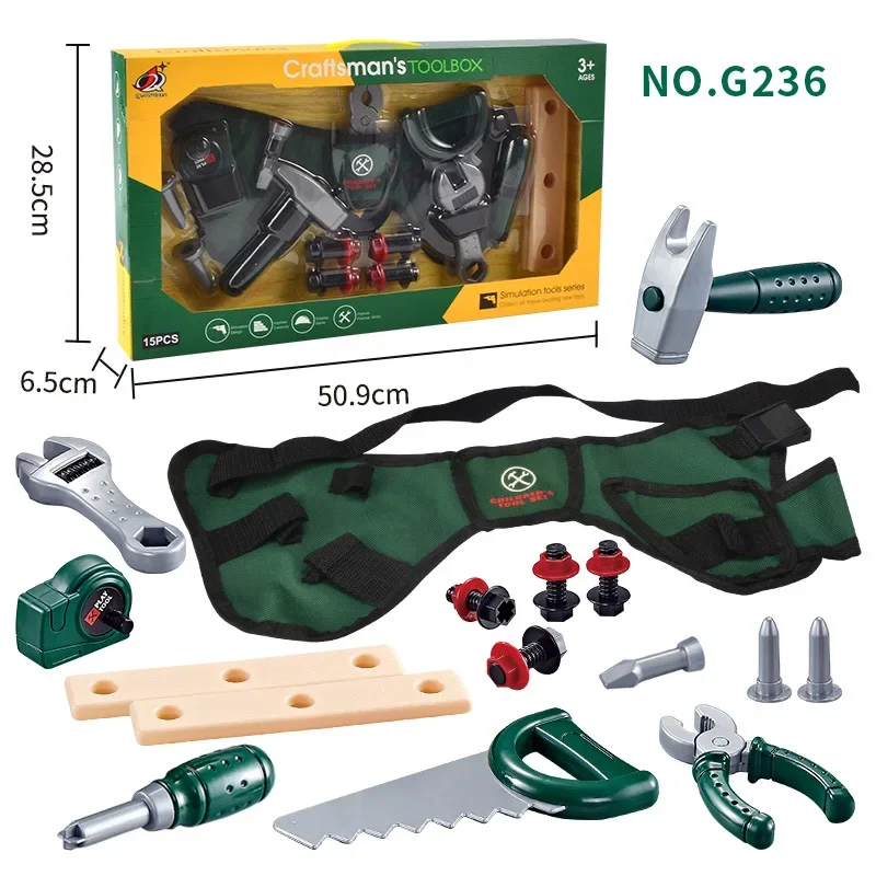 Children's Tools Toys 1pc Play House DIY Simulation Chainsaw Tools Puzzle Boy Repair
