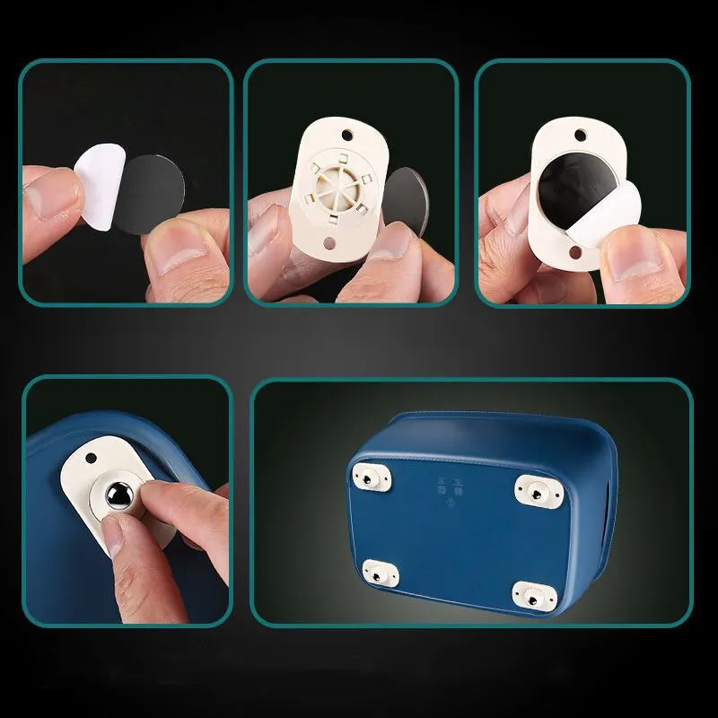 S4c8996b5c2ef4de8ad0033ea6da45b6eK 4/12/20Pcs kółka do mebli Roller ze stali nierdzewnej samoprzylepne kółka do domu 360 stopni obrotowe kółko uniwersalne
