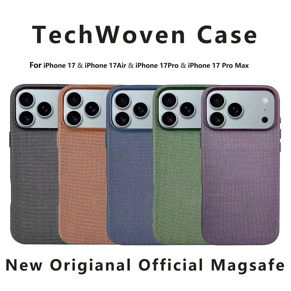 MagSafe Technology Woven Case with Magnetic Strap and Wireless Charging
