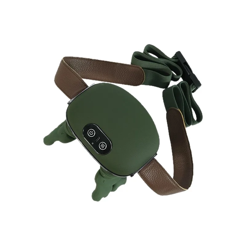 Oreiller de massage électrique pour la nuque avec pétrissage manuel simulé et thérapie par la chaleur pour soulager les tensions musculaires - Idéal à la maison, au bureau et en voyage_voghion.com