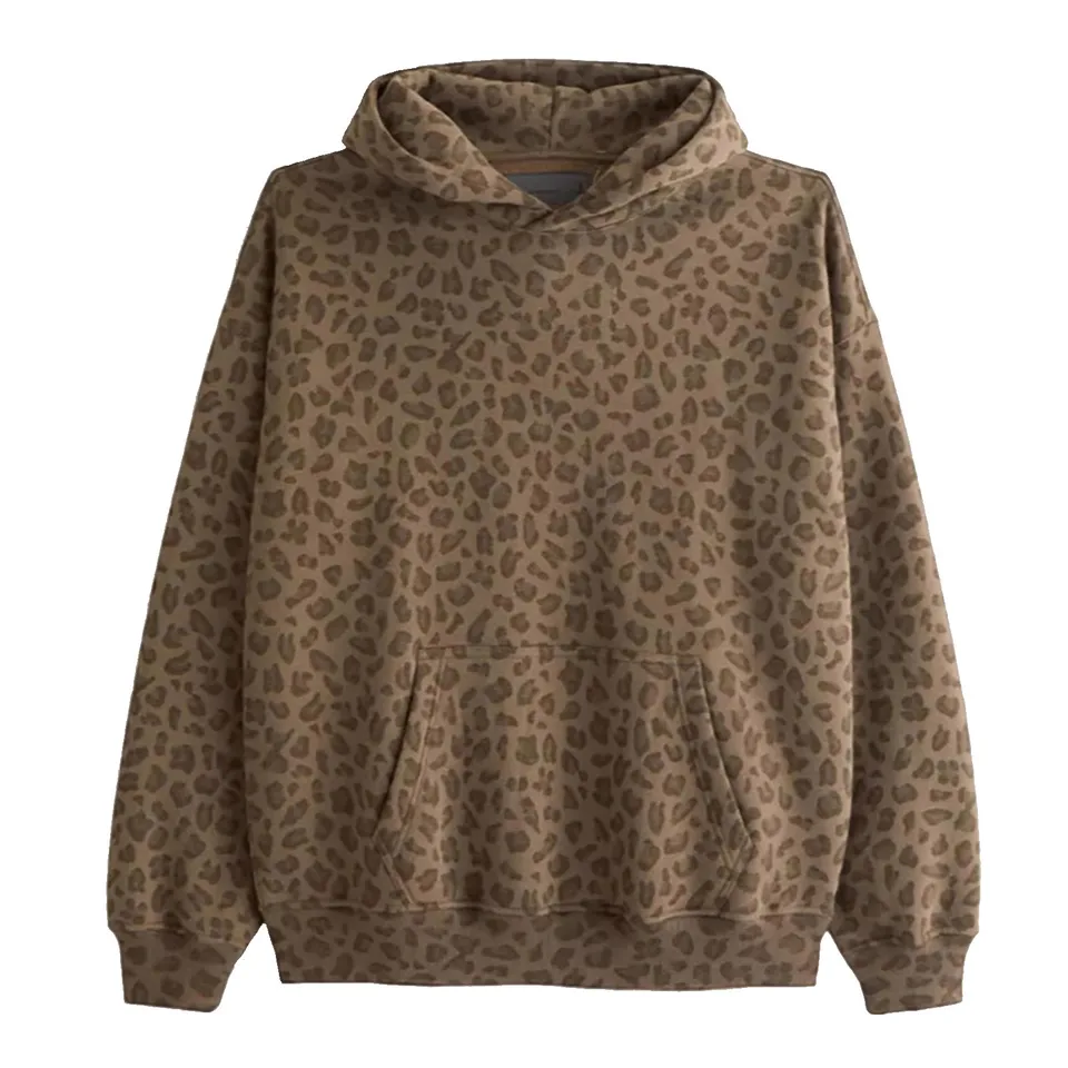 Mens Solid Color Hoodless Long Sleeve Hoodie