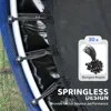 55" Mini Trampoline for Kids with Enclosure Net, Springless Design, Safety Pad, Indoor Outdoor Toy, Gift for Ages 3-6
