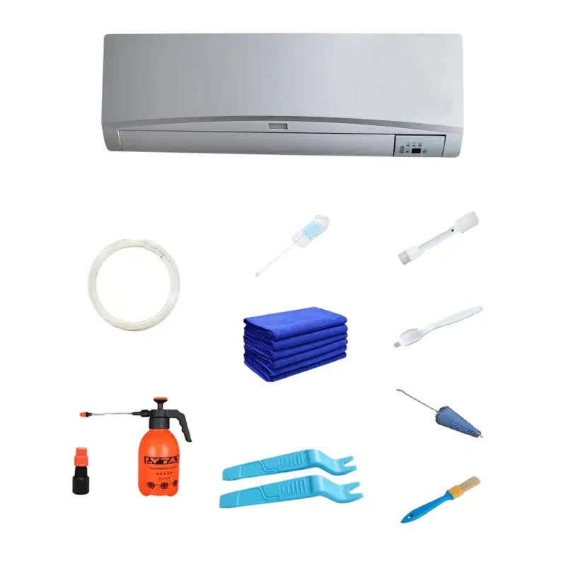 

Air Conditioner Cover Cleaning Kit Waterproof Cover Bag With Drain Outlet | Dust Washing Clean Protector Household Cleaning Set