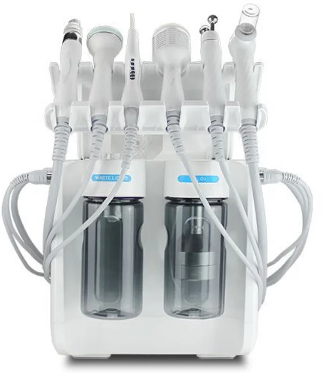 Portable 6 in 1 Facial dermabrasion Microdermabrasion Machine with BIO Lifting Skin Scrubber
