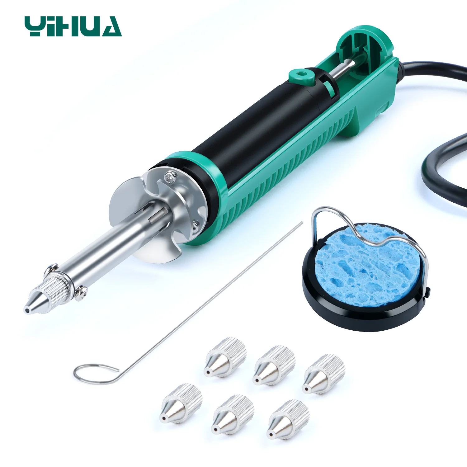 Pompa Dissaldante YIHUA 929D-V Con Ugelli 1.0mm E 1.2mm - Per Dissaldatura Elettronica - Foto 5