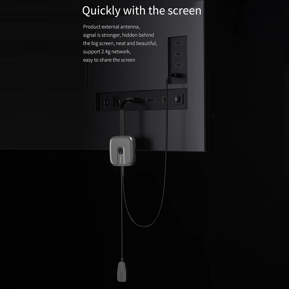 Wifi Display Tv Dongle Hdmi Compat vel Com 1080p 4k 2 4g 5g Display 