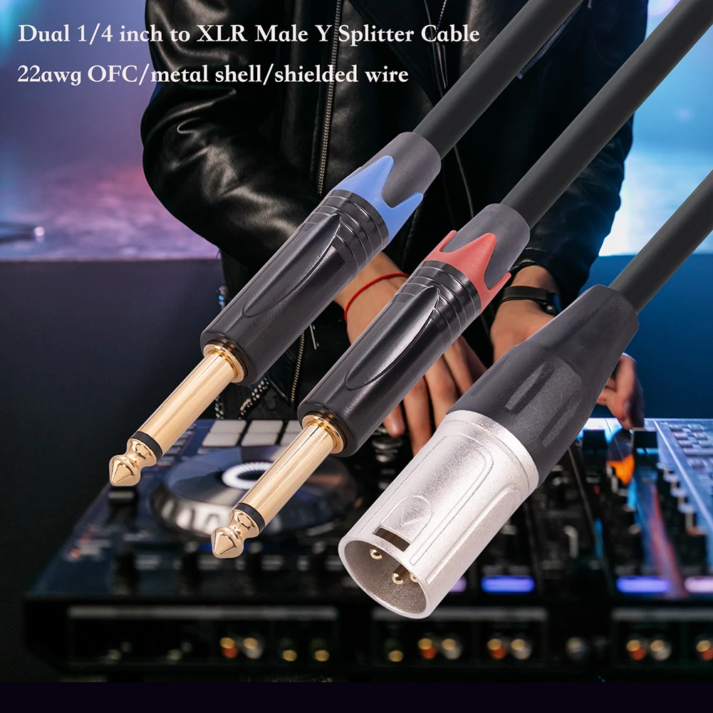      XLR- 6.35mm TS  ÷ ̺ ׼, ũ ͼ 