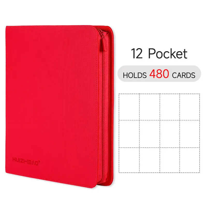 9-Pocket Sammelkartenbinder - 12 Seiten, 216 Taschen, PU-Album Für MTG, Pokemon, Sportkarten