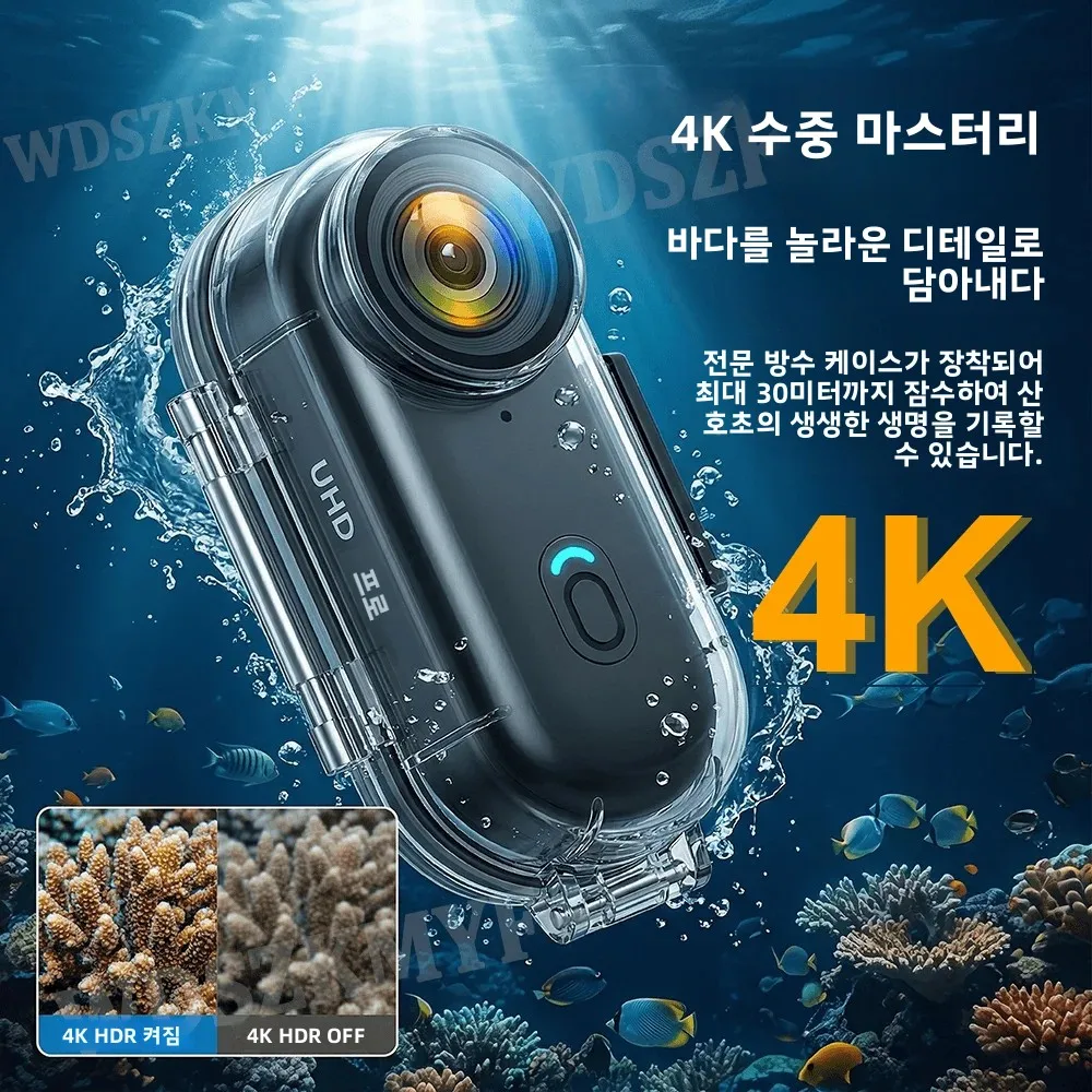 4K HD 오토바이 미니 레코더 핑거 WIFI 액션 카메라 경량 POV 오토바이 로드 스포츠 캠 자전거 브이로그 애완동물 바디 카메라