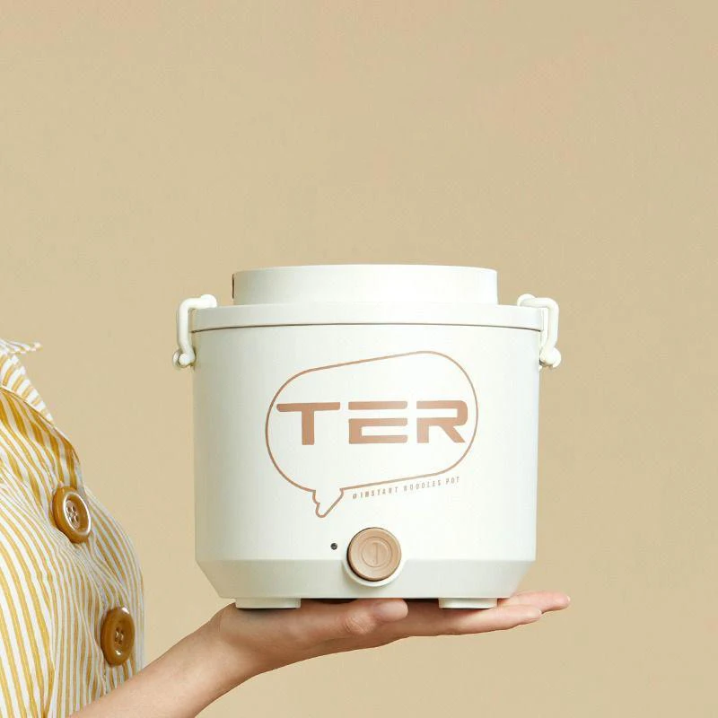 

TER Electric Cooker Multifunctional Mini Electric Cooker Electric Hot Pot Instant Noodle Pot For 1-2 People