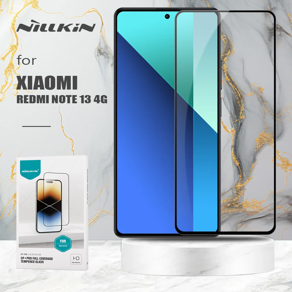 

for Xiaomi Redmi Note 13 4G Nillkin CP+ Pro 2.5D Ultra-Thin Full Cover Tempered Glass Screen Protector for Redmi Note 12 4G