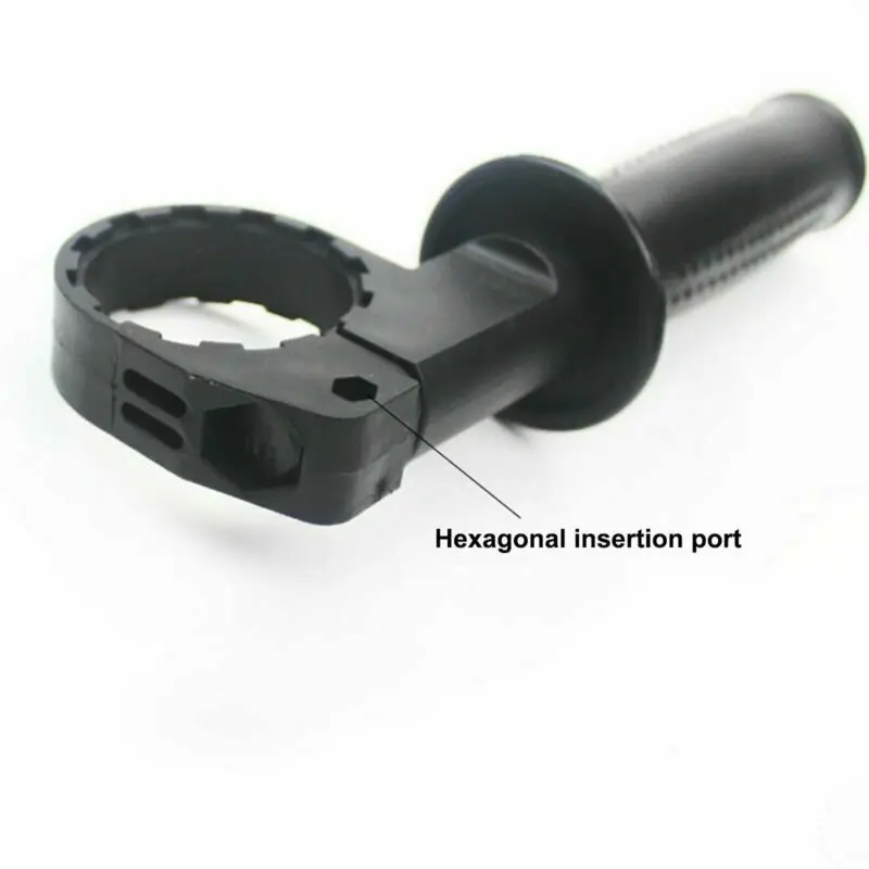 Newest Protable High Quality Handle Black Drill For Electric Drill Grinding Machine Handle Hammer Handle Impact Side