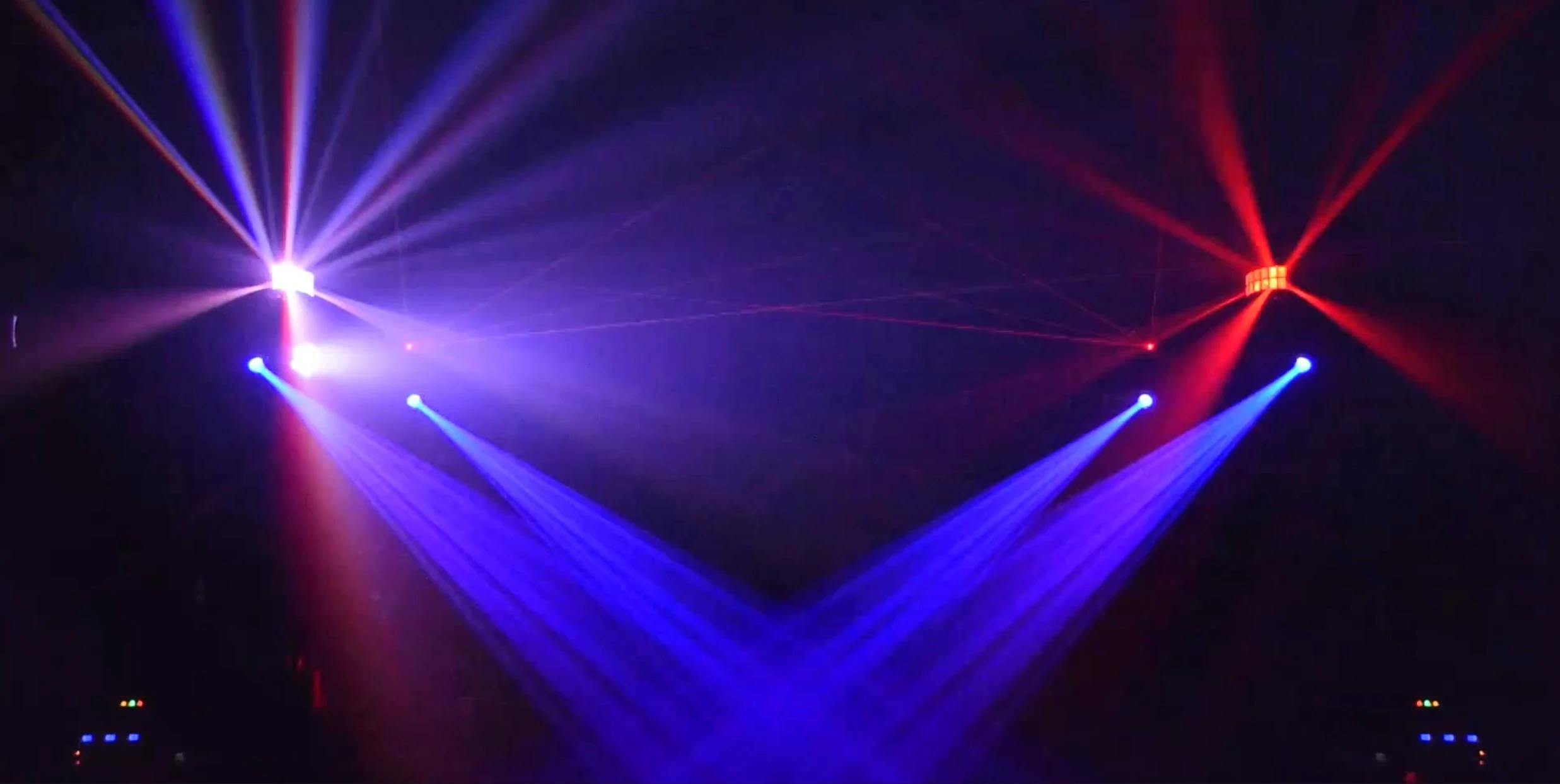 New 2x30w Spot Moving Head + 6x5w Par + 10w RGBW Butterfly Strobe 4in1 Stand Dj