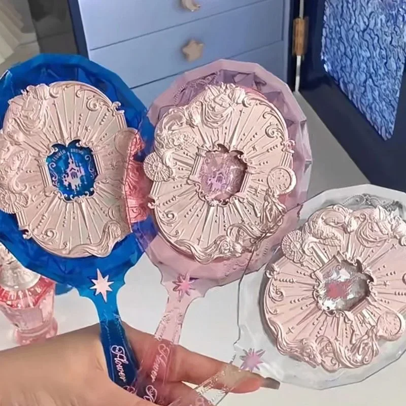 Mirror Moonlight Mermaid Collection Handheld Limited Edition Mirror White Blue Pink and Chocolate Fairy Design makeup mirror magnifying mirror haircut mirror hand holding mirror dental mirror