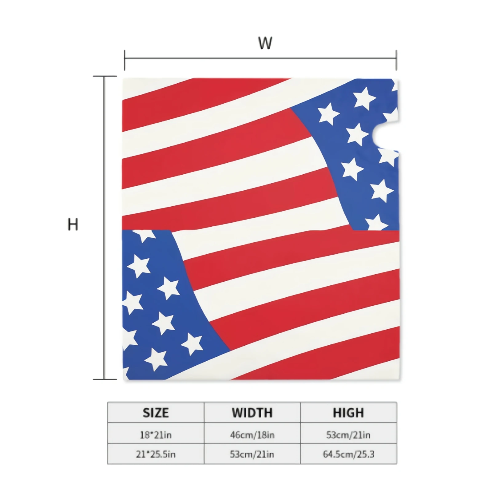 American Flag Magnetic Mailbox Covers 21x18 Inch Patriotic Mailbox Wraps Post Letter Box Covers for Garden Yard Home Decor