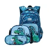 Boy Schoolbag Dinosaur Backpack Set with Lunch Box Pencil Case Girl School Bag for Kids Elementary Preschool Cartoon Schoolbag 1