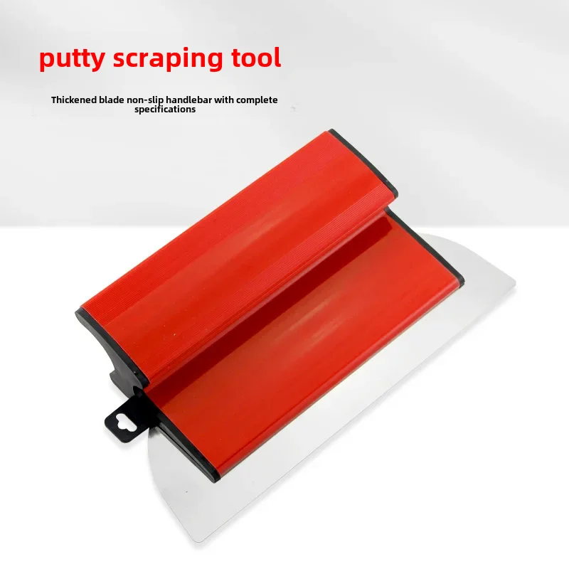 Thickened Stainless Steel Scraper Multi-functional Plaster Trowel For Smearing Paint On Drywall Gray Wall Paint Scraper
