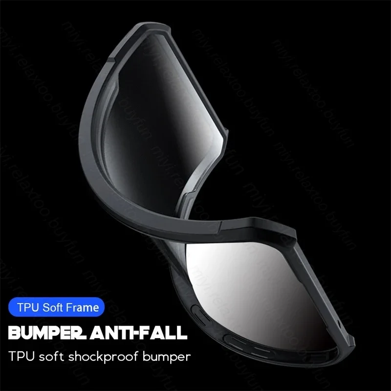 Transparent Acrylic Armor Shockproof Case - TPU+PC Protective Cover, 6.78