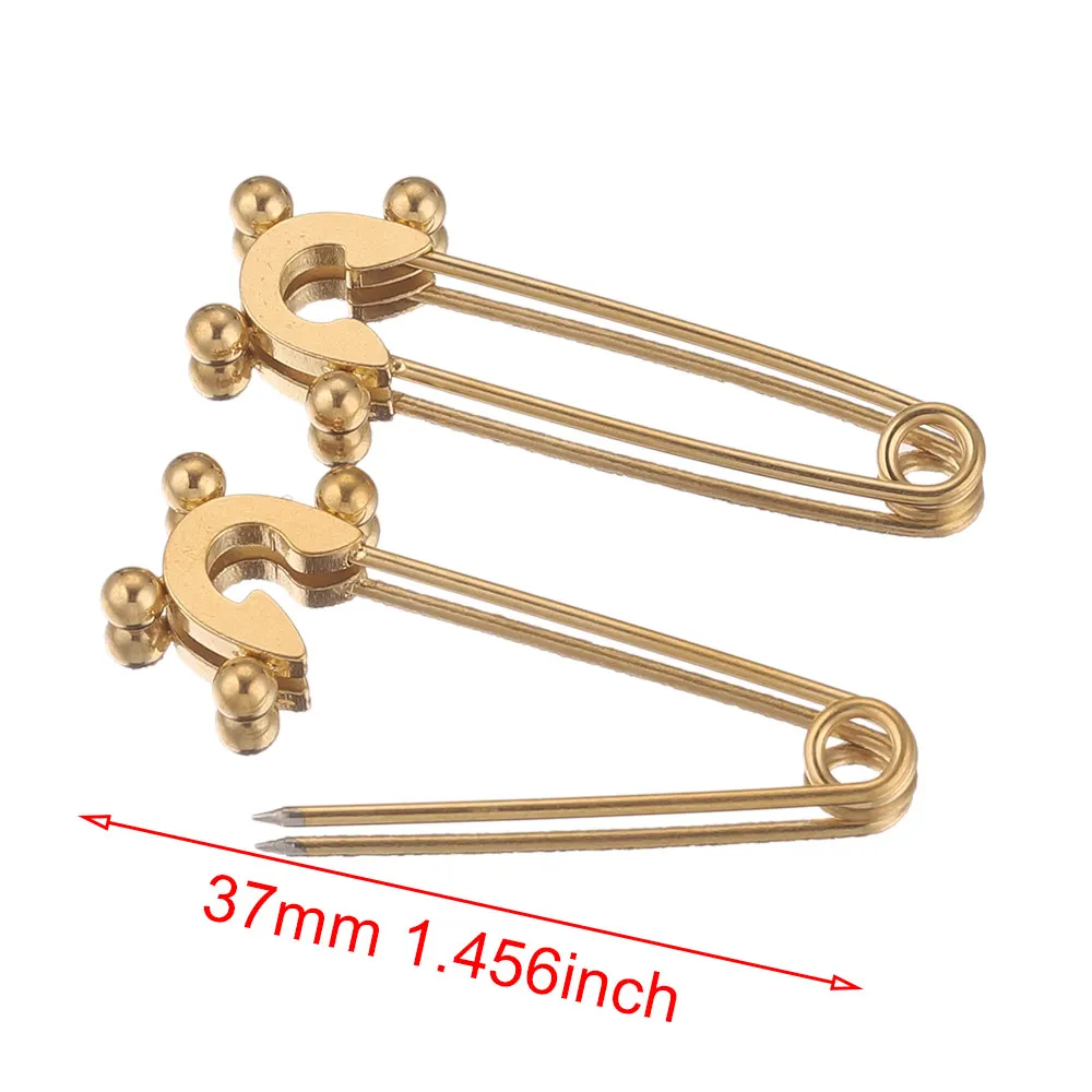 SaktopDeco 100 Spille Da Balia Colorate 5,5 Cm - 5 Colori - Metallo Per Cucito, Artigianato, Fai Da Te