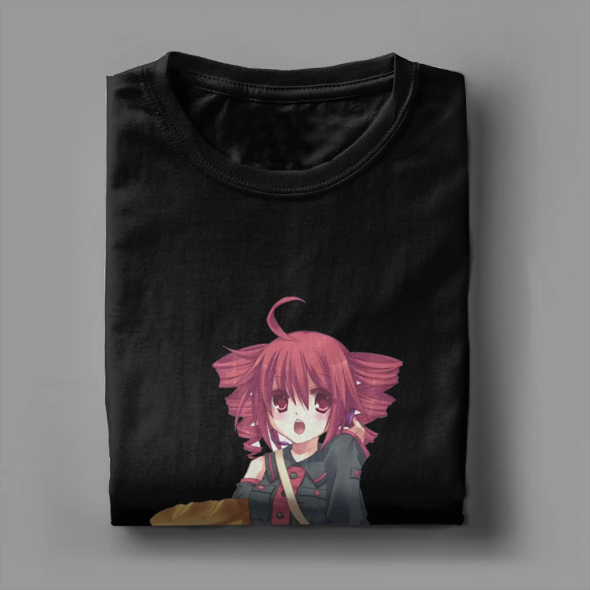 Kasane Teto Men's Funny Cool Cotton Tee - Cute Round Neck Short Sleeve T-Shirt Gift Idea