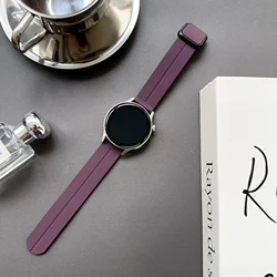 Silicone Magnetic Buckle Band - 22mm/20mm Adjustable Sport Strap for 22mm (Pu)