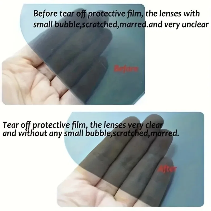 rearview mirror Folding and flipping transparent interior rearview mirror car sun visor high-definition anti sunlight dazzling goggles