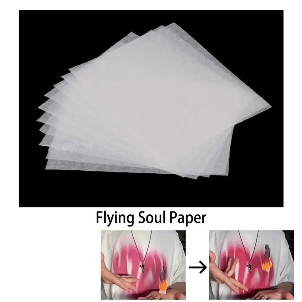 10 Pezzi Ghost Papers Paper Spirit Flying Paper Magic Gimmick Puntelli Trick Magic Toy Tool