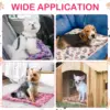 Large Size Flannel Dog Bed Thicken Cat Bed Sleeping Mat Dog Mat Blanket For Puppy Kitten Dog Bed Rug for Small Medium Large Dog 3