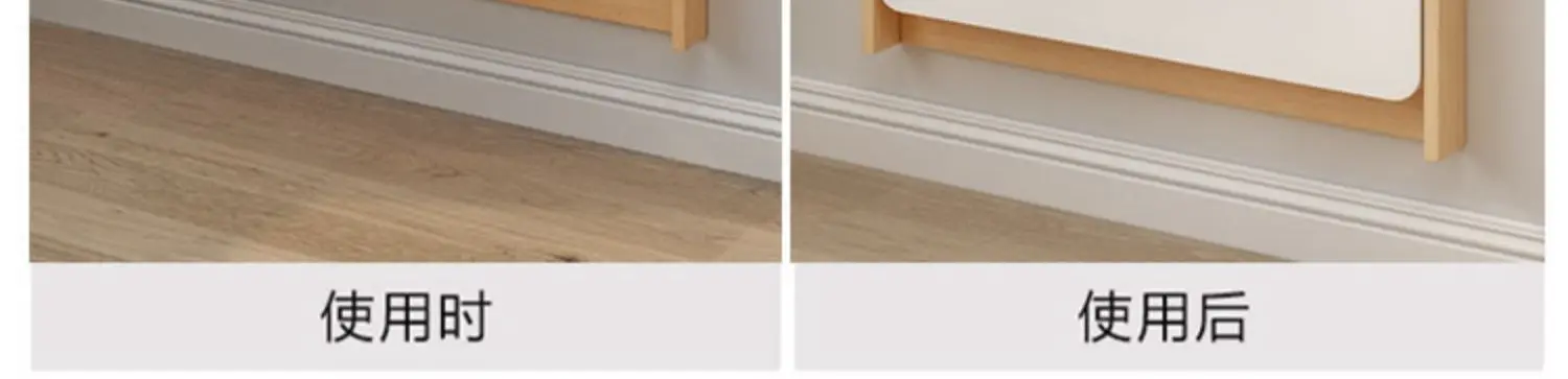 Description Picture 4 of itemWall Hanging Desk Organizer Solid Wood Folding Computer Table Multifunctional Reading Desk Stable Load-bearing Office Desks