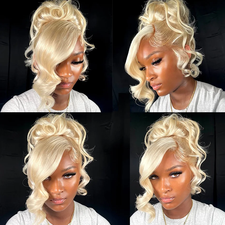40 42 Inch 613 Blonde Lace Front Wig Human Hair Remy Brazilian 13x4 13x6 360 Hd Transparent Body Wave Lace Frontal Wig For Women 5