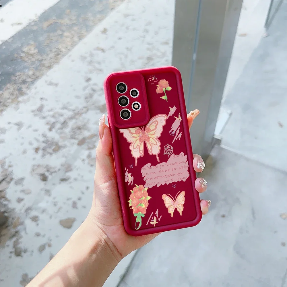 Butterfly Silicone Bumper Phone Case - Cute and Protective Design