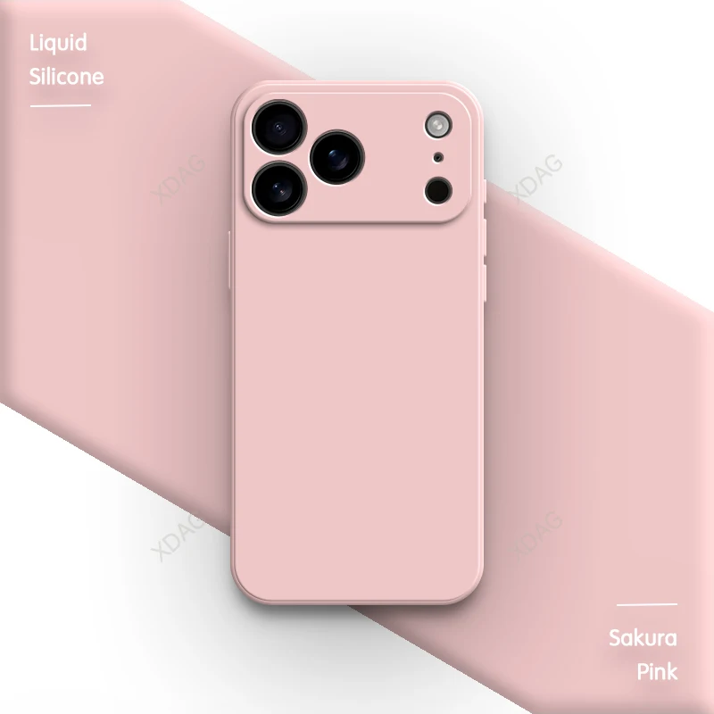 ตัวเลือกสินค้า เคสซิลิโคนเหลวคุณภาพสูงสำหรับ iPhone 17 Pro Max
