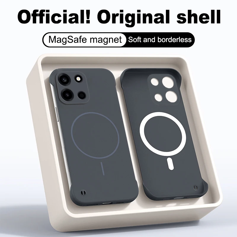 Agsafe Frameless Magnetic Wireless Charging Slim Hard Phone Case