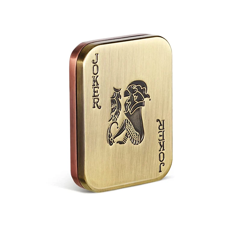 Magnetic Poker Push Card EDC Metal Fidget Slider Stress Relief Toys For Anxiety ADHD Juguetes Antiestrés Para Adulltos 4