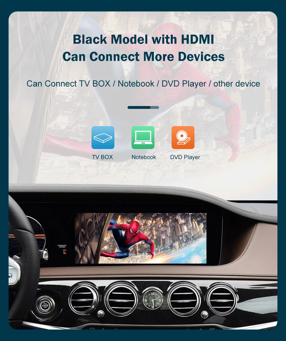 RoadTop Wireless CarPlay for Mercedes Benz S Class W222 Road Top