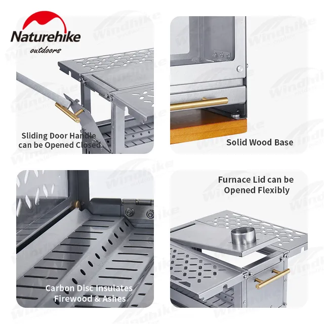 Naturehike 초경량 탁상 장작 스토브