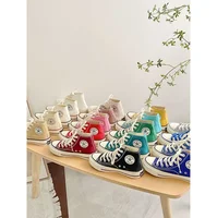 High-Top Canvas Shoes Spring 1970s Flat Bottom Women's Style Korean Harajuku Ulzzang Versatile Board Shoes Student Footwear