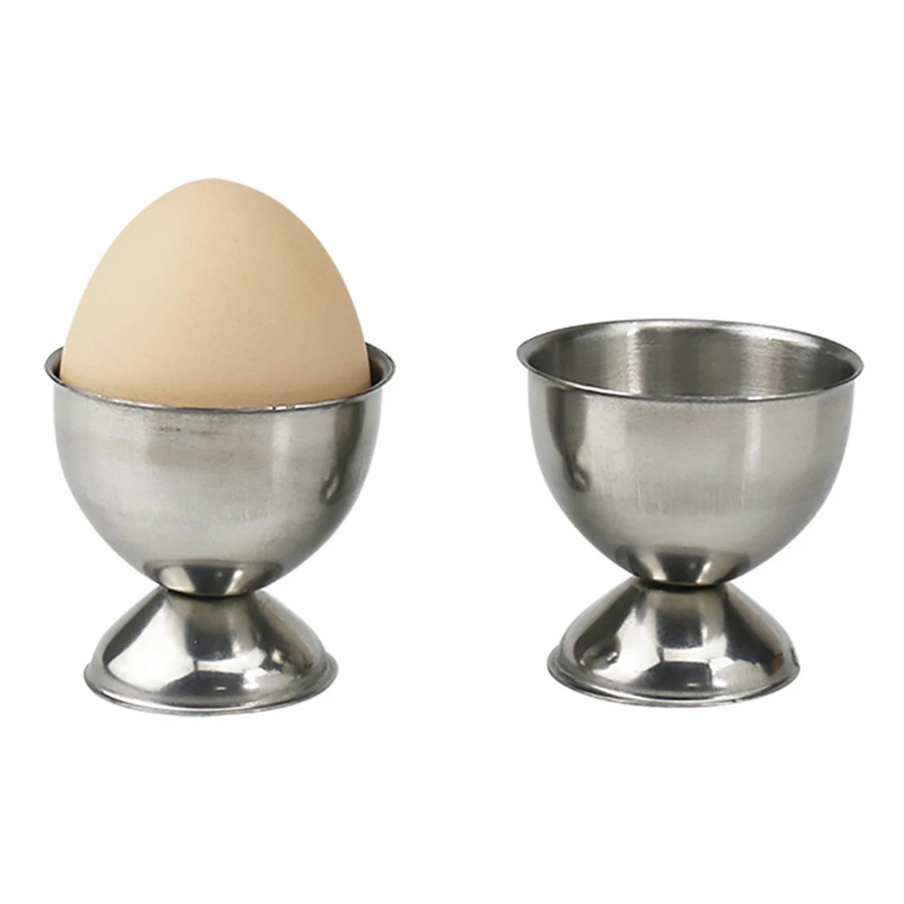 Kitchen Tool Stylish Modern Stainless Steel Egg Cups Soft Boiled Egg Cups Versatile Reliable Stainless Steel