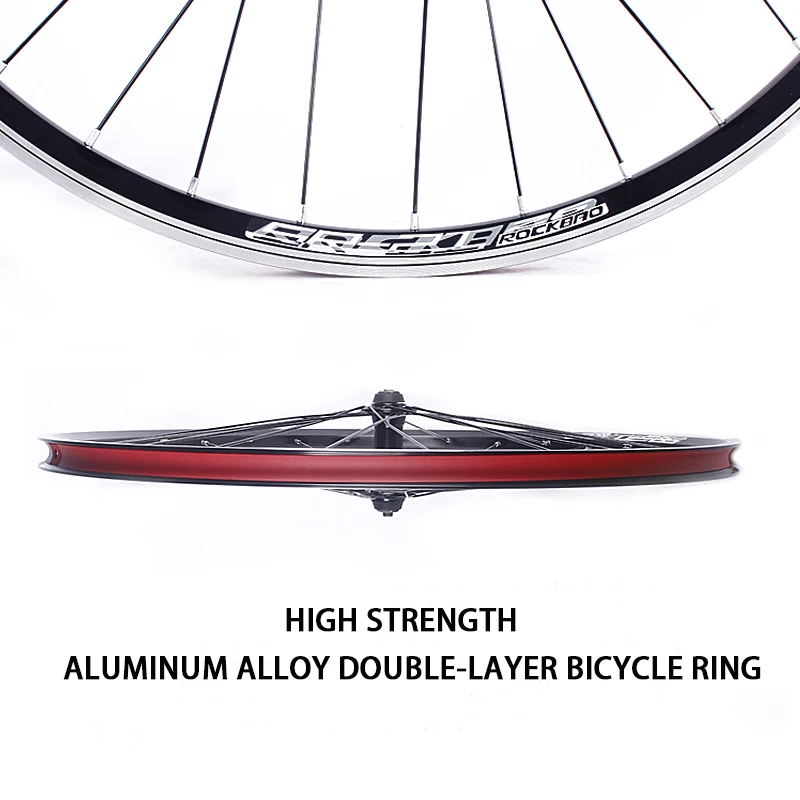 ROCKBAO Versatile Mountain and Highway Wheel Set, 20-26 Inch V Brake Compatible